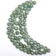 Natural Green Round Rose Cut Loose Earth Mined Diamond