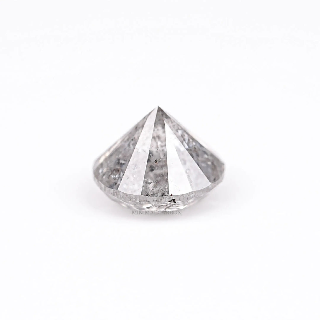 2.21 CT Round Brilliant Cut Salt and Pepper Diamond
