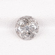2.21 CT Round Brilliant Cut Salt and Pepper Diamond - Minimal Carbon