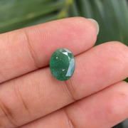 2.39 CT Oval Cut Natural Green Emerald
