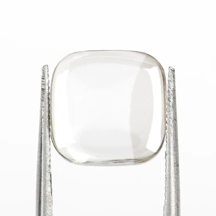 cushion cut champagne lab grown cabochon diamond