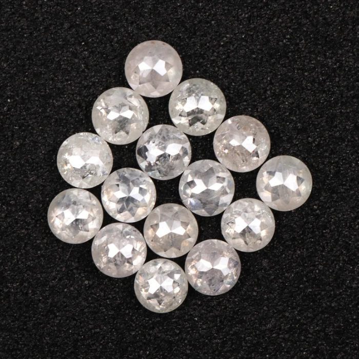 2.5 MM White Milky Round Tambuli Cut 05