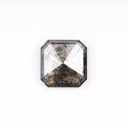 2.78 CT Salt And Pepper Emerald Cut Diamond - Minimal Carbon