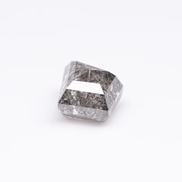 2.89 CT Kite Cut Geometric Shapes Grey Salt & Pepper Diamond