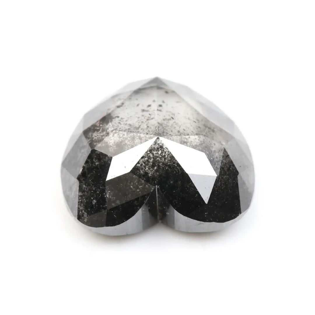 2.91 CT Salt And Pepper Heart Shape Diamond