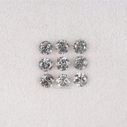 2.97 CT Round Brilliant Cut Salt & Pepper Diamond