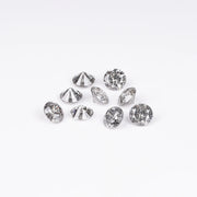 2.97 CT Round Brilliant Cut Salt & Pepper Diamond