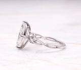 Nature-Inspired Marquise Solitaire Ring