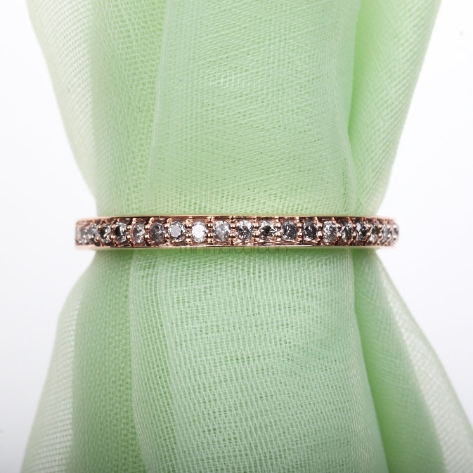 Eternity Ring Band - Minimal Carbon