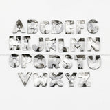 Alphabets Shaped Salt And Pepper Diamond