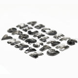 Alphabets Shaped Salt And Pepper Diamond