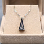 Triangle Diamond Necklace Pendant
