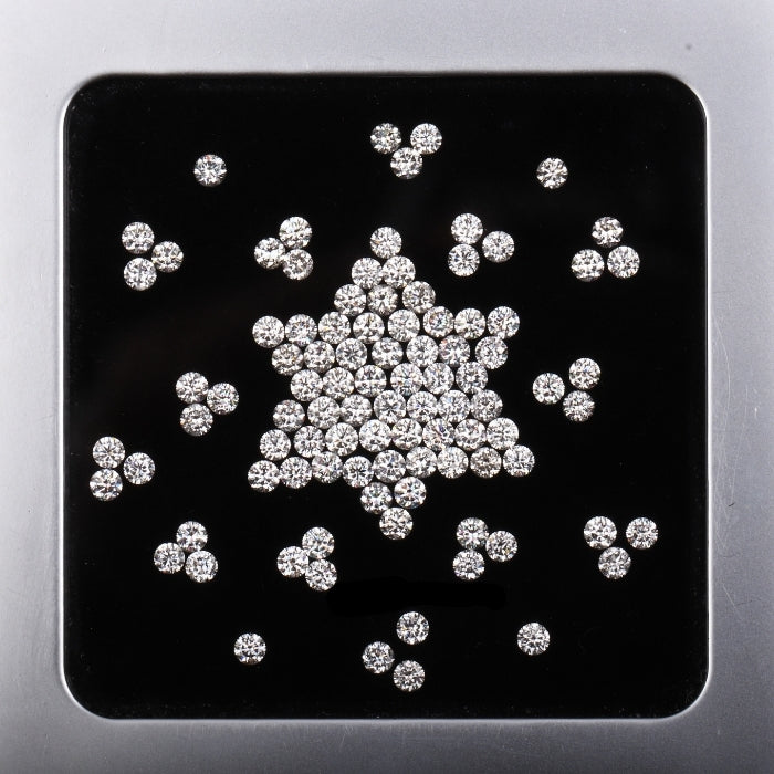 1.4 MM Natural Loose Diamond Round Brilliant Cut Diamond Natural White Diamond For Earring