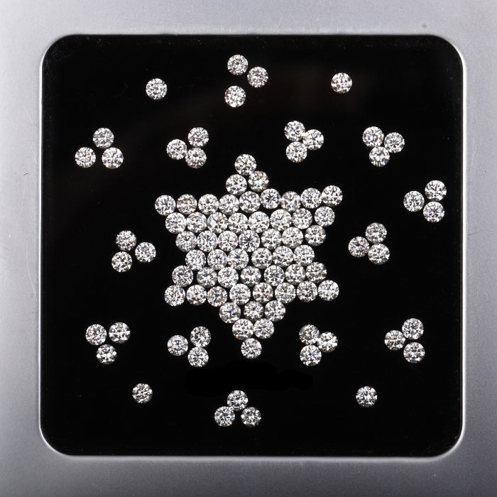 1.5 MM Natural White Round Brilliant Cut Diamond Natural Loose Diamond For Earring & Ring