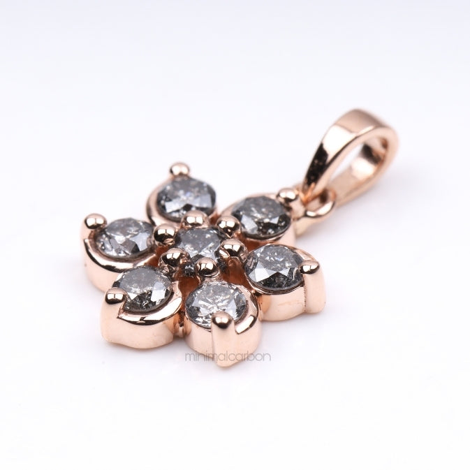 Floral Pendant Cluster Pendant - Minimal Carbon