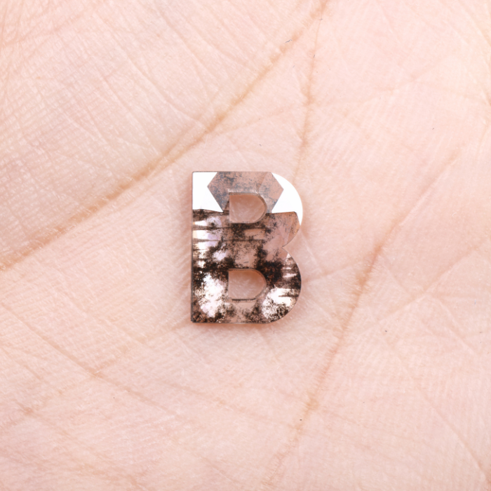B Alphabet Diamond for Rings & Pendants