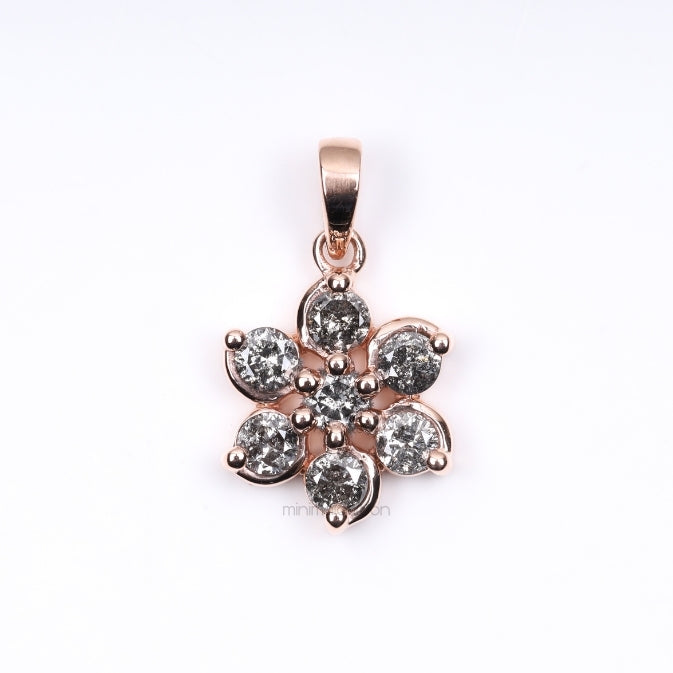 Floral Pendant Cluster Pendant - Minimal Carbon