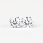 lab grown diamond stud earrings