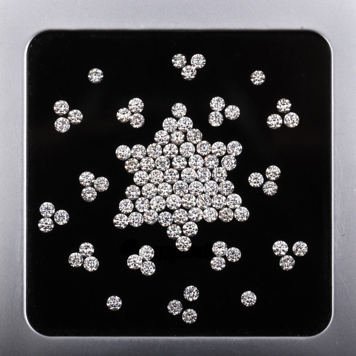 2.0 MM Natural White Round Brilliant Cut Diamond Natural Loose Diamond