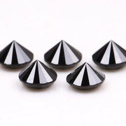 3.00 MM Round Brilliant Cut Black Natural Loose Diamond - Minimal Carbon