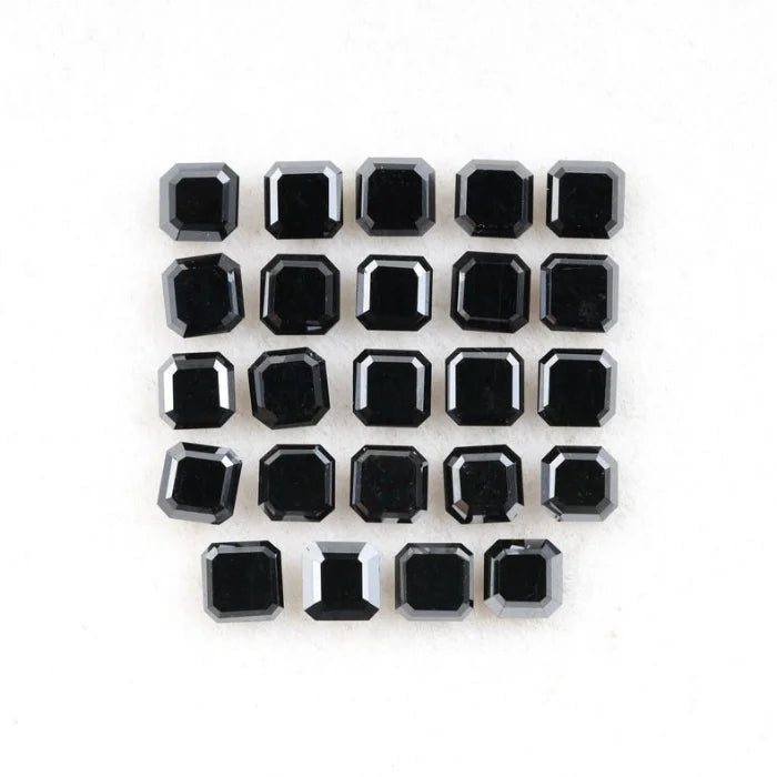 3.00 X 2.20 MM, Emerald Cut Salt And Pepper Diamond