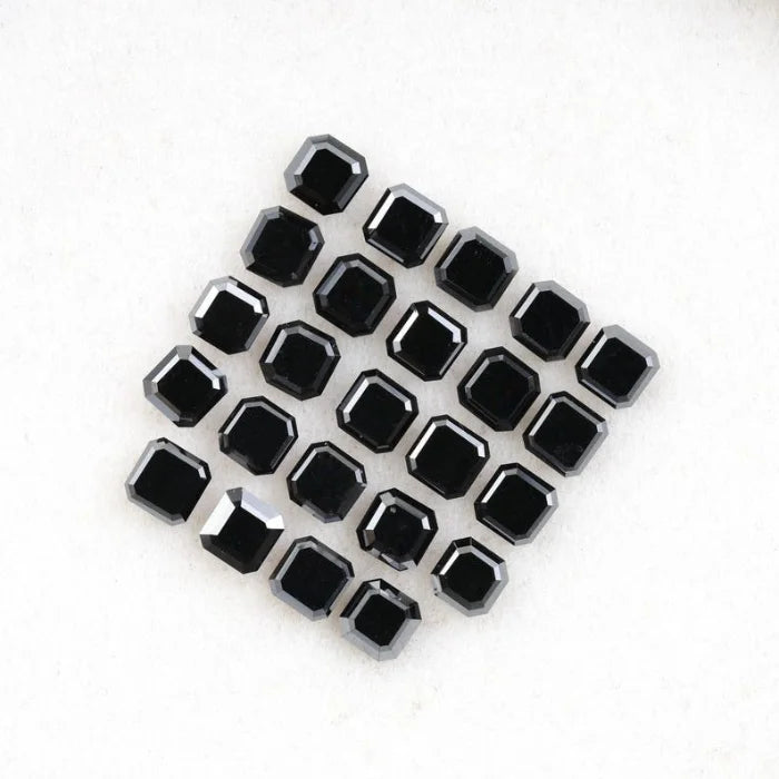3.00 X 2.20 MM, Emerald Cut Salt And Pepper Diamond