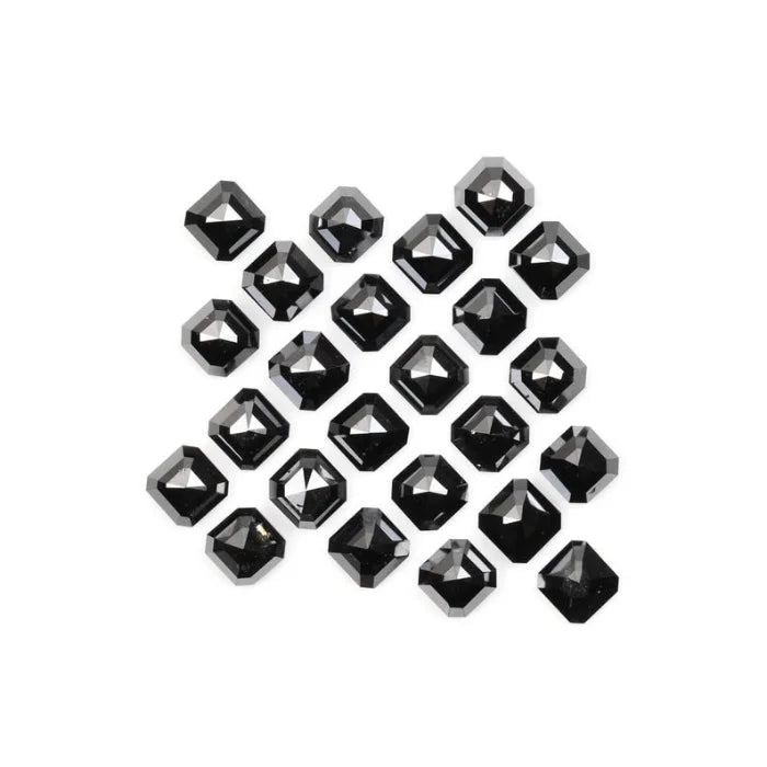 3.00 X 2.20 MM, Emerald Cut Salt And Pepper Diamond