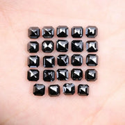 3.00 X 2.20 MM, Emerald Cut Salt And Pepper Diamond