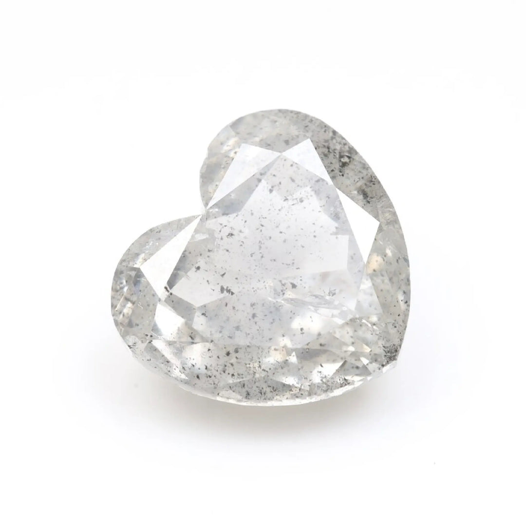 3.06 CT Salt And Pepper Heart Shape Diamond