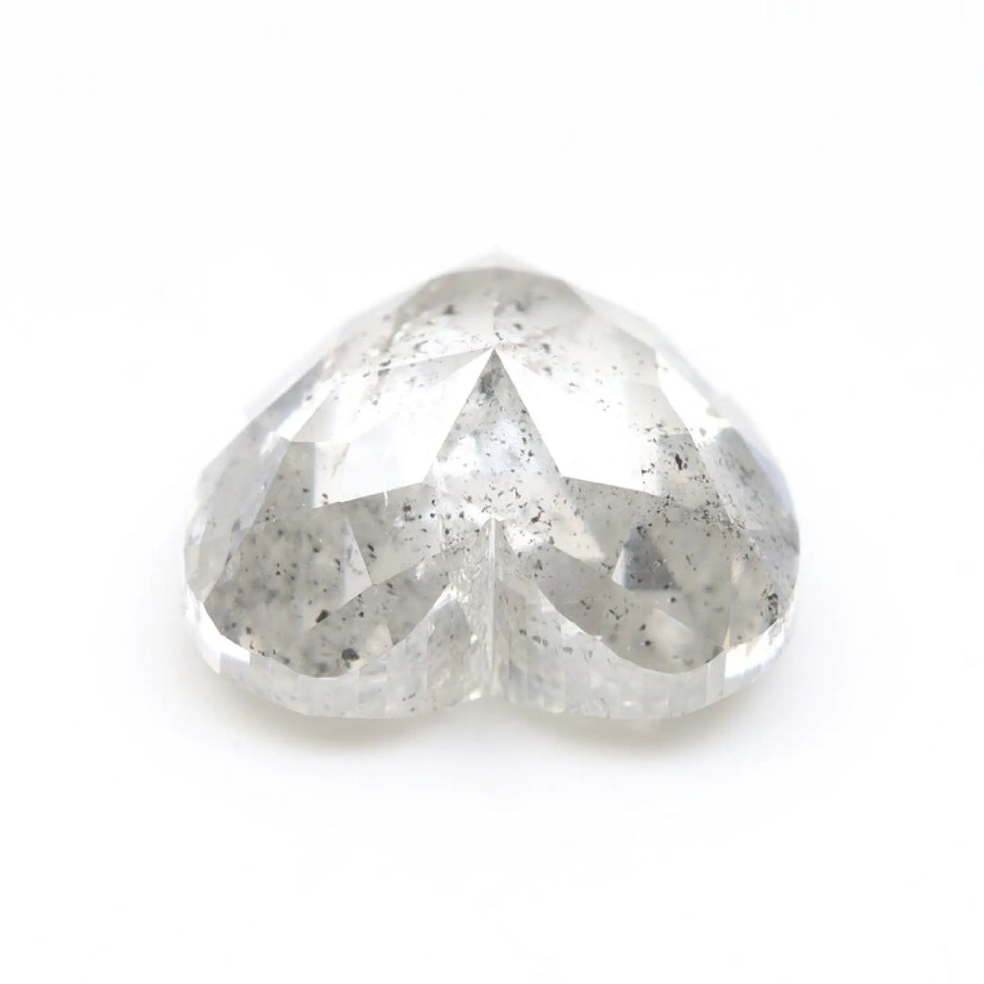 3.06 CT Salt And Pepper Heart Shape Diamond