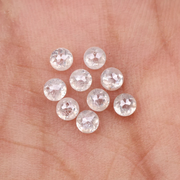 3.0 MM White Milky Round Tambuli Cut 02