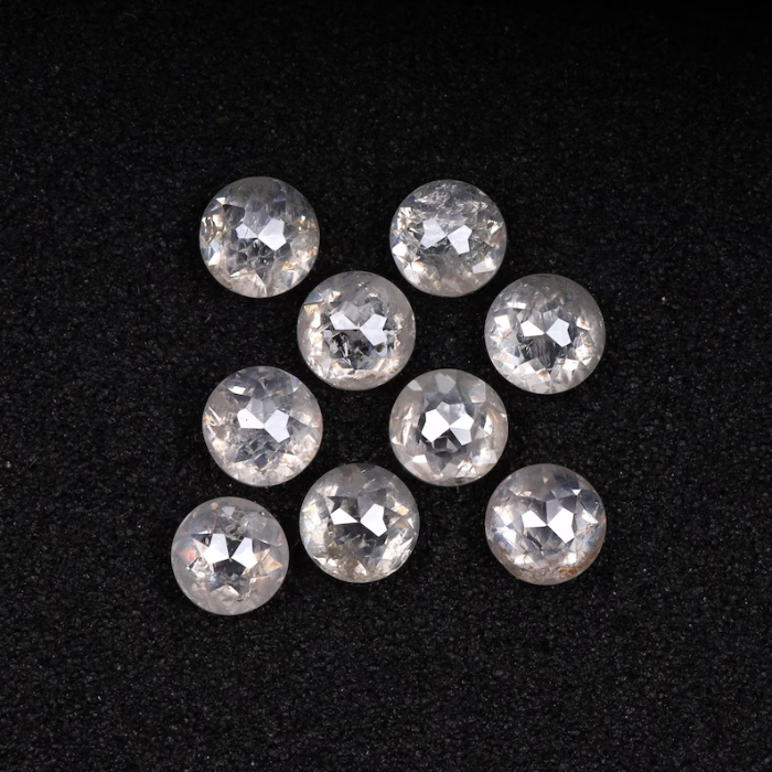 3.0 MM White Milky Round Tambuli Cut 04