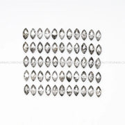 3.0 X 1.5 MM Salt and Pepper Marquise Cut Diamond - Minimal Carbon