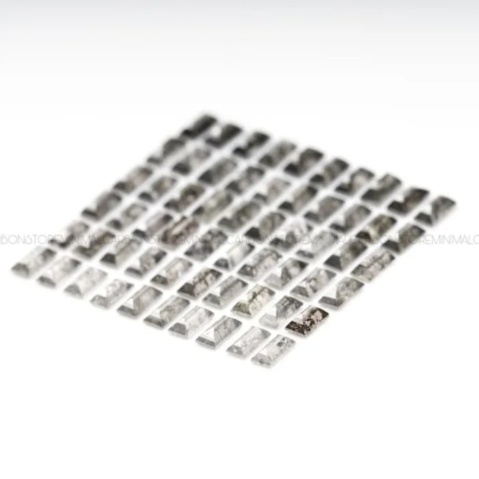 3.0 X 1.5 MM, Baguette Cut Salt And Pepper Diamond