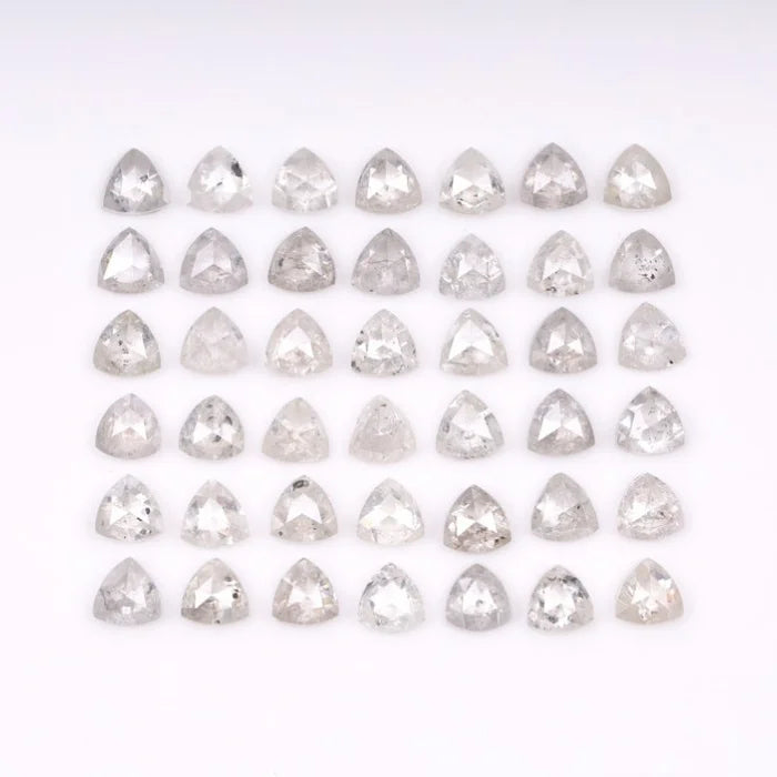 3.00 MM, Trillion Cut Salt And Pepper Diamond
