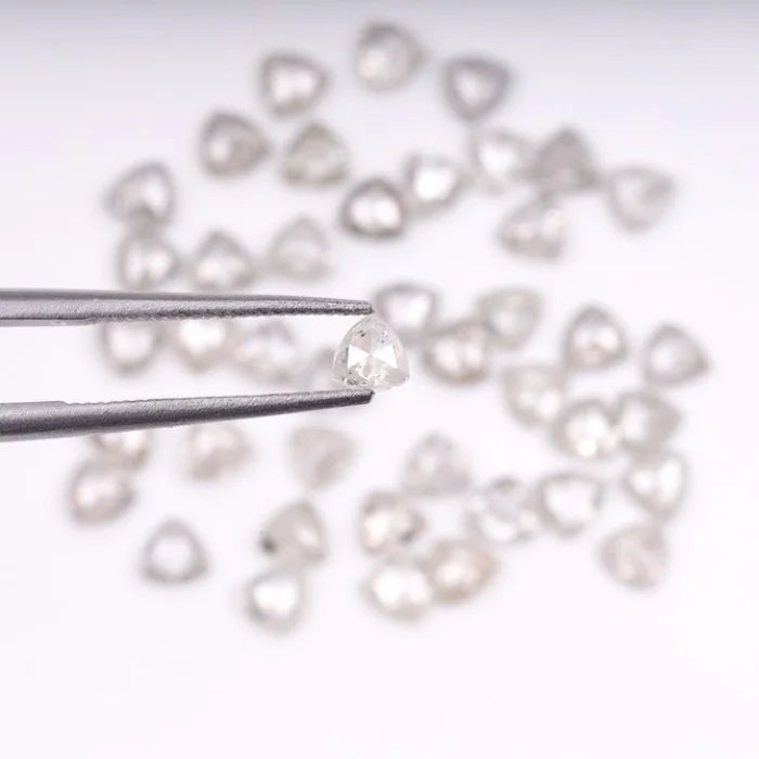 3.00 MM, Trillion Cut Salt And Pepper Diamond