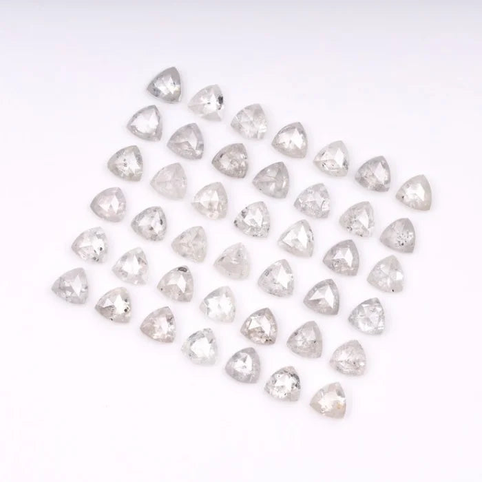 3.00 MM, Trillion Cut Salt And Pepper Diamond