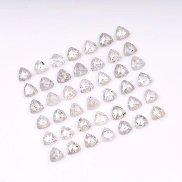 3.00 MM, Trillion Cut Salt And Pepper Diamond