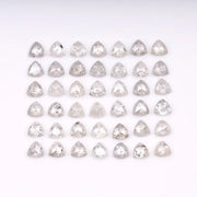 3.0 X 3.0 MM Trillion Cut Salt And Pepper Diamond | Minimal Carbon
