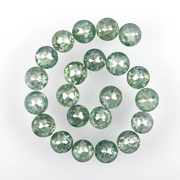 3.20 CT, 2.9 To 3.1 MM | Natural Green Diamond | Round Rose Cut Diamond | Natural Loose Earth Mined Diamond - Minimal Carbon