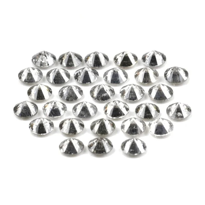 3.20 MM Round Brilliant Cut Salt & Pepper Melee Diamond