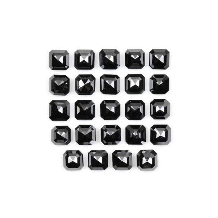 3.30 X 2.40 MM, Emerald Cut Salt And Pepper Diamond
