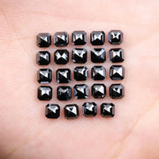 3.30 X 2.40 MM, Emerald Cut Salt And Pepper Diamond