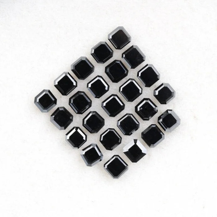 3.30 X 2.40 MM, Emerald Cut Salt And Pepper Diamond