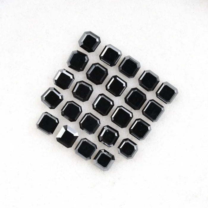 3.30 X 2.40 MM, Emerald Cut Salt And Pepper Diamond