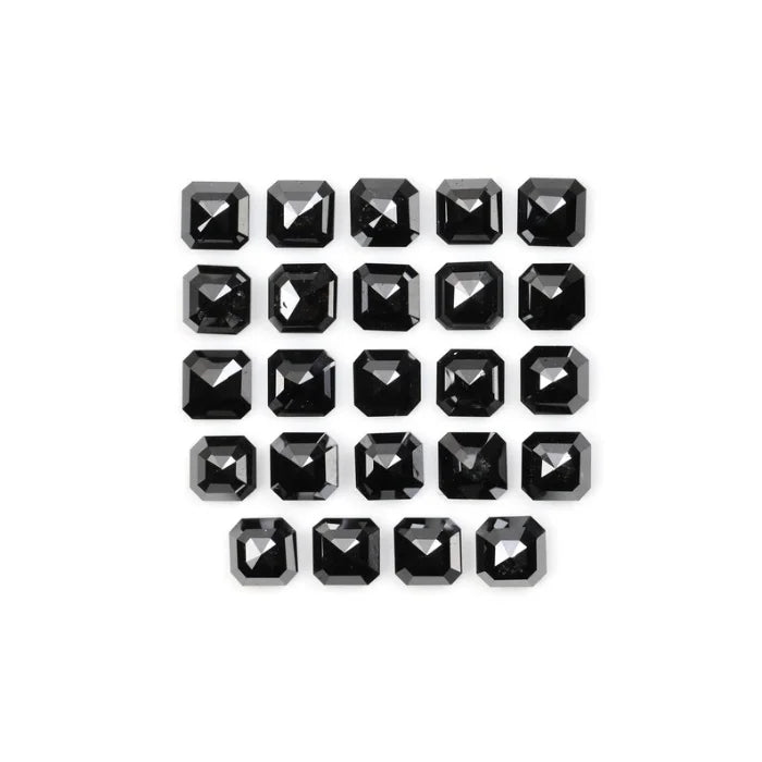 3.30 X 2.40 MM, Emerald Cut Salt And Pepper Diamond