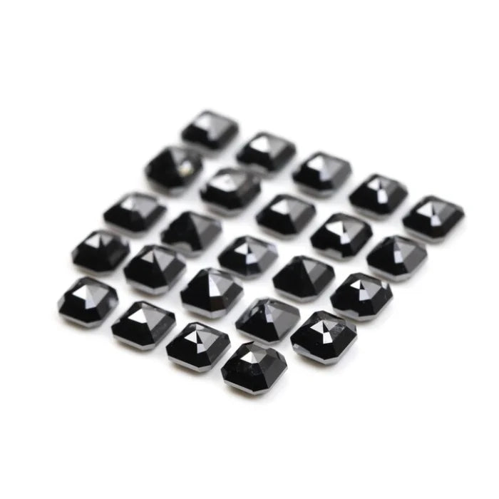 3.30 X 2.40 MM, Emerald Cut Salt And Pepper Diamond