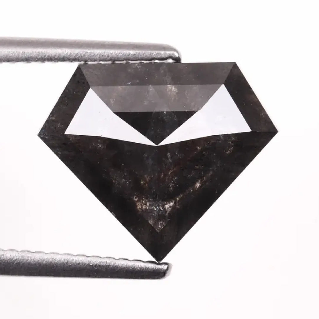 3.43 CT Salt And Pepper Pentagon Cut Diamond