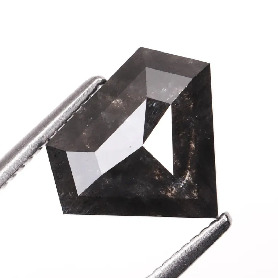 3.43 CT Salt And Pepper Pentagon Cut Diamond