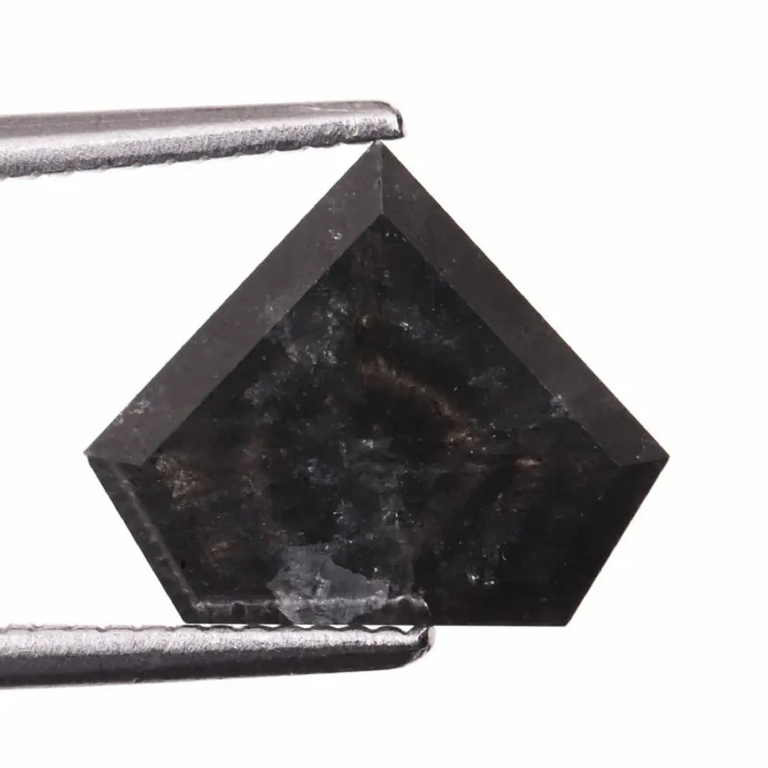 3.43 CT Salt And Pepper Pentagon Cut Diamond